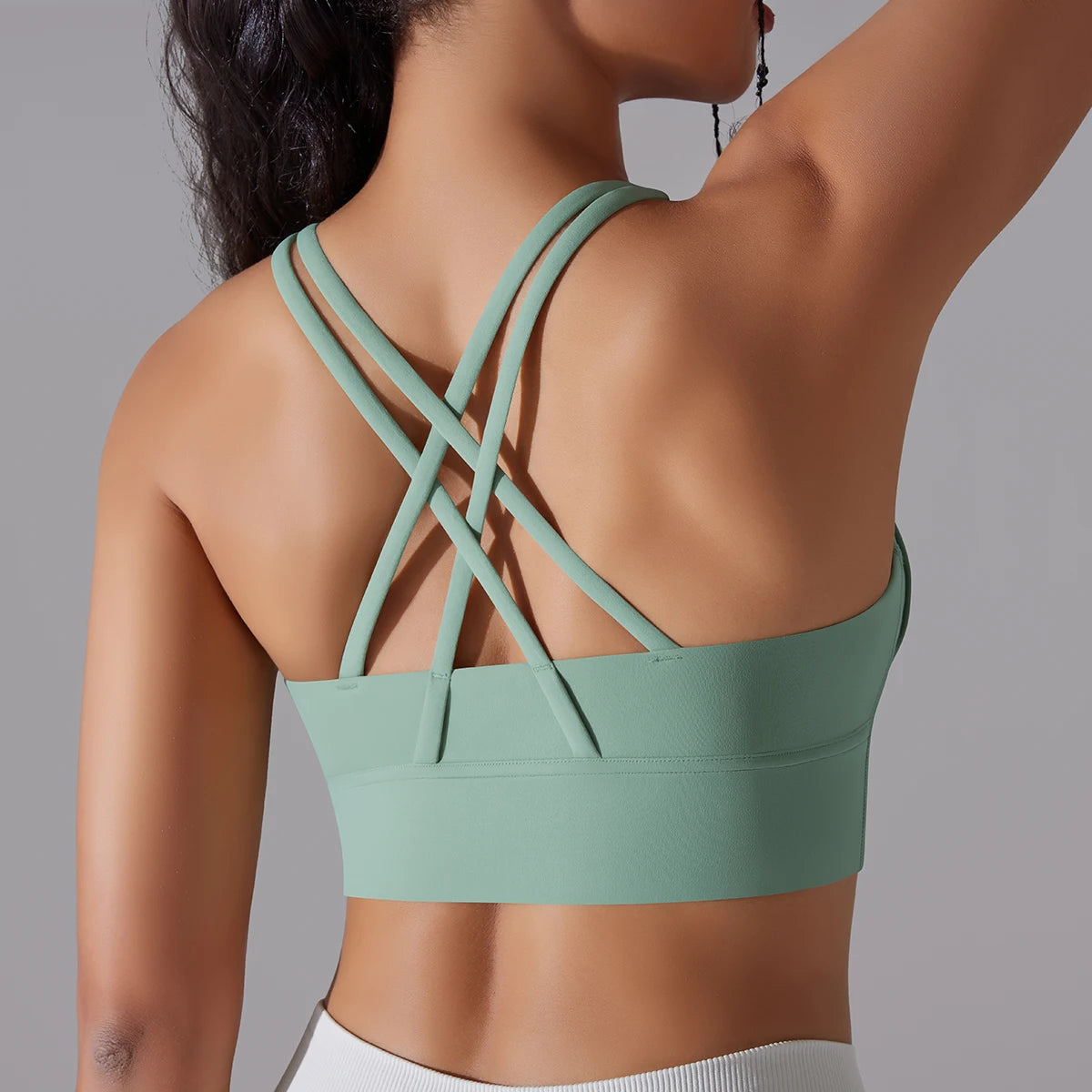 Damen Yoga-BH, Tanktops für Fitness, Naked Feel, Sport-BH, Gym-Weste, Damen-Camisole, Workout-Unterwäsche, Sportbekleidung