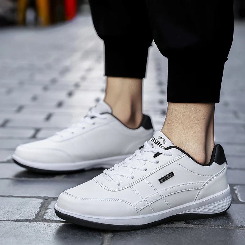 MAEDEF 2024 Men's Flat Shoes Men Sports Shoes Casual Shoes Men's Fashion Outdoor Sneakers Male Lace-Up Mens Running Walking Shoe