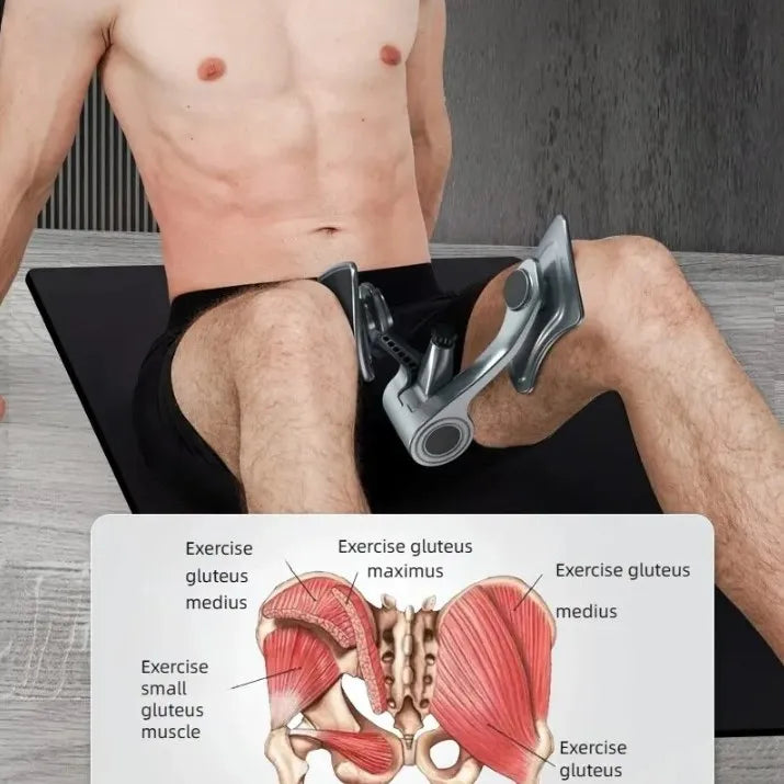 Neuer verstellbarer Hüfttrainer mit digitalem Zähler, Beckenbodenmuskelkraft, Beintrainer für die Innenseite der Oberschenkel, Fitnessgerät