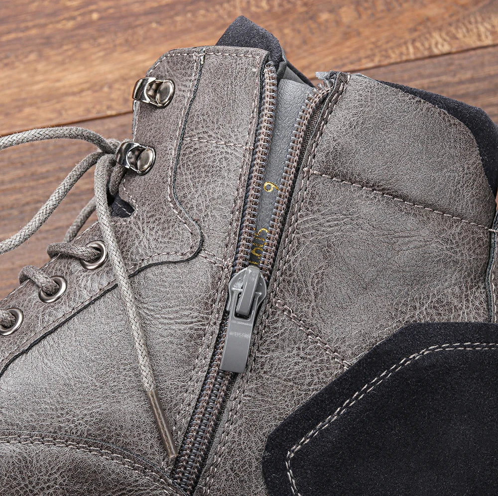 Größe 7-13 Stiefeletten für Männer Herren Lederstiefel Markenstiefel für Männer #AL605