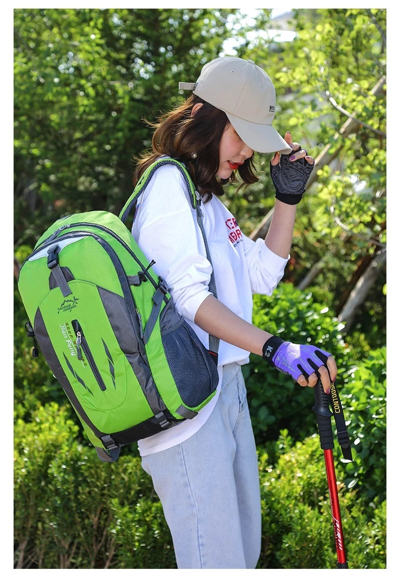Outdoor-Reiserucksack Große Kapazität Mode-Reiserucksäcke Herren Kletter-Reiserucksack Klassische Sport-Reiserucksäcke
