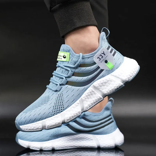 Herren Casual Sportschuhe Atmungsaktive leichte Turnschuhe Outdoor Mesh Schwarze Laufschuhe Athletische Jogging Tenis Wanderschuhe