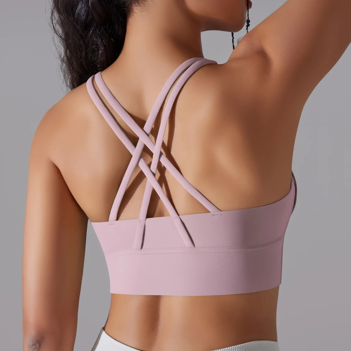 Damen Yoga-BH, Tanktops für Fitness, Naked Feel, Sport-BH, Gym-Weste, Damen-Camisole, Workout-Unterwäsche, Sportbekleidung