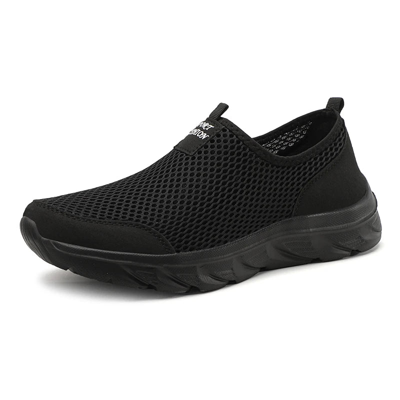 MAEDEF Modische, atmungsaktive Herren-Freizeitschuhe, leichte Outdoor-Wanderschuhe, rutschfeste Herren-Sneaker, bequemes Slip-on-Schuhwerk