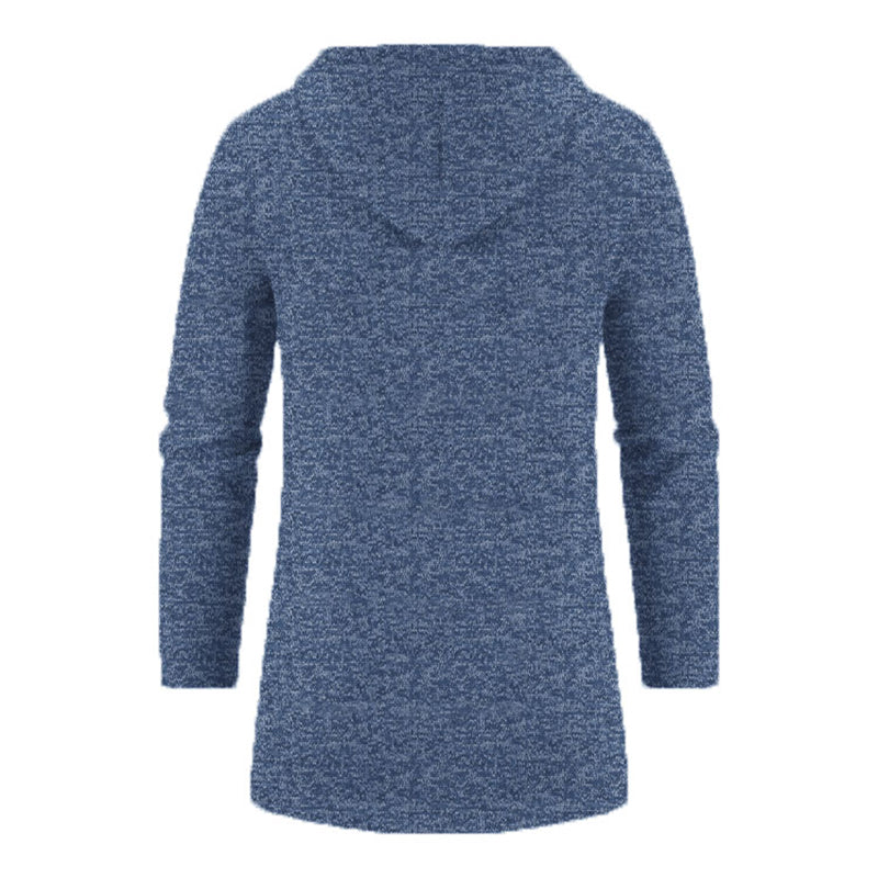 Sweatwear Herren Hoodies Langarm Sweatshirts für Männer Reißverschluss Kapuze Herren Übergröße Winter Top Jacke Mantel Schwarzer Pullover