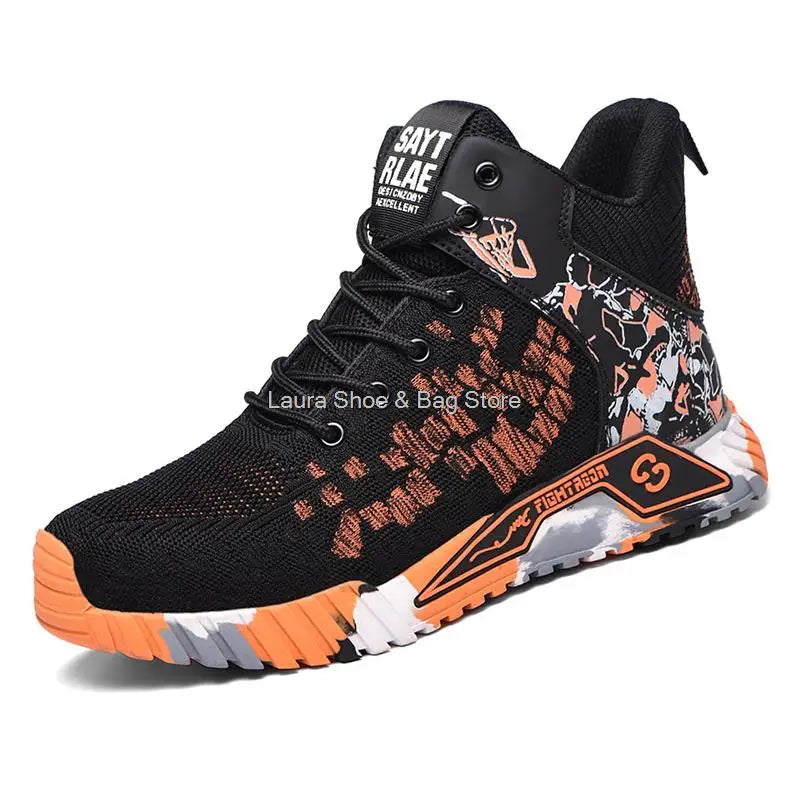 High Top Sicherheitsschuhe Herren Stahlkappe Arbeitsschuhe Herren Damen Arbeitssicherheitsstiefel Anti Smash Safety Unzerstörbarer Arbeitsstiefel Atmungsaktiv
