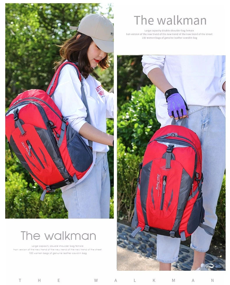 Outdoor-Reiserucksack Große Kapazität Mode-Reiserucksäcke Herren Kletter-Reiserucksack Klassische Sport-Reiserucksäcke