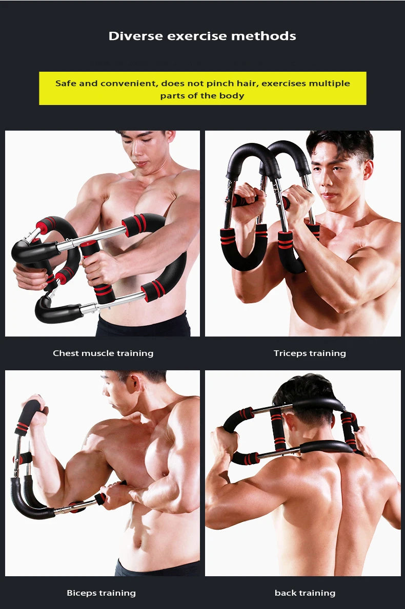 Multi Functional Adjustable U-Shaped Arm Strength Device/Indoor Fitness Equipment/Wrist Spring Arm Strength Bar