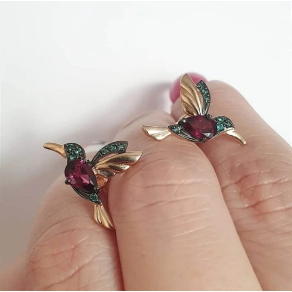 1 Pair New Fashion Little Bird Drop Long Hanging Earrings for Women Elegant Girl Tassel Earring Stylish Jewelry
