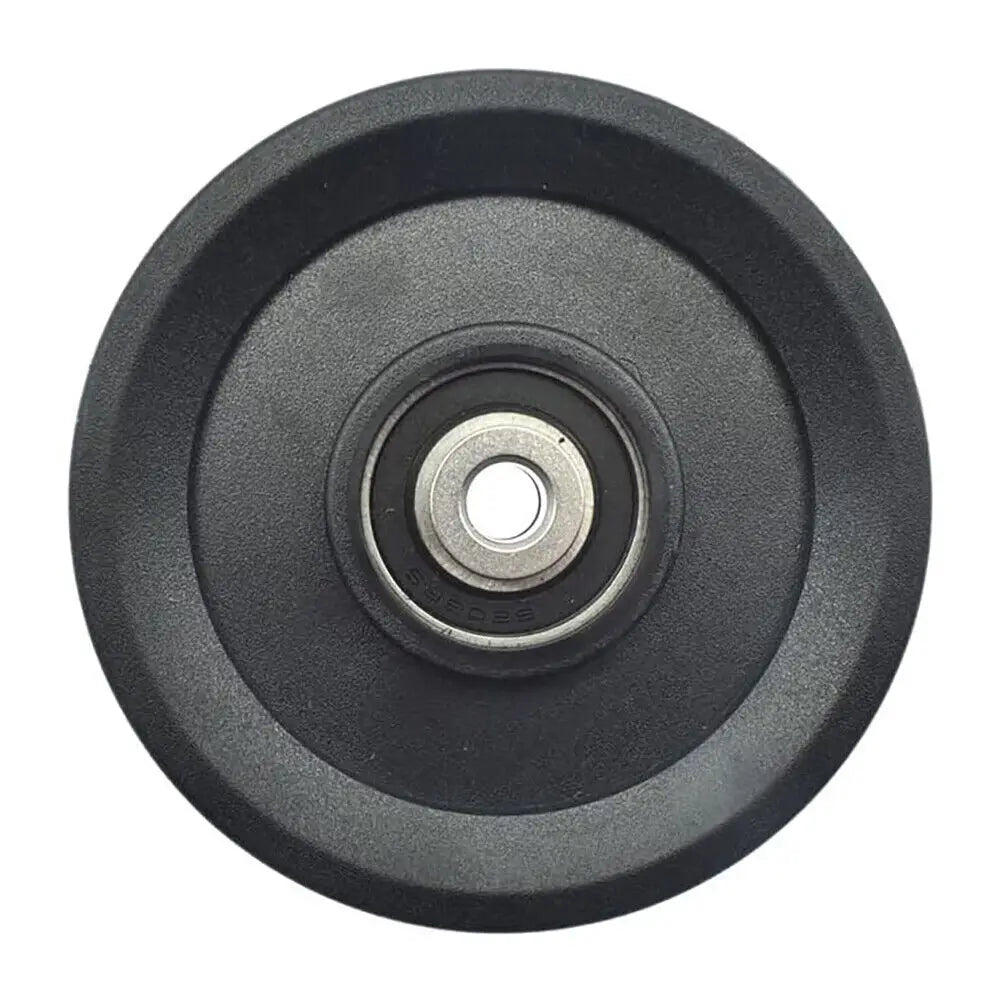 Fitness Equipment Parts Pulley Wheel Black Cable Machine Part Nylon Pulley Light Weight Good Wear Resistance Nylon Bearing